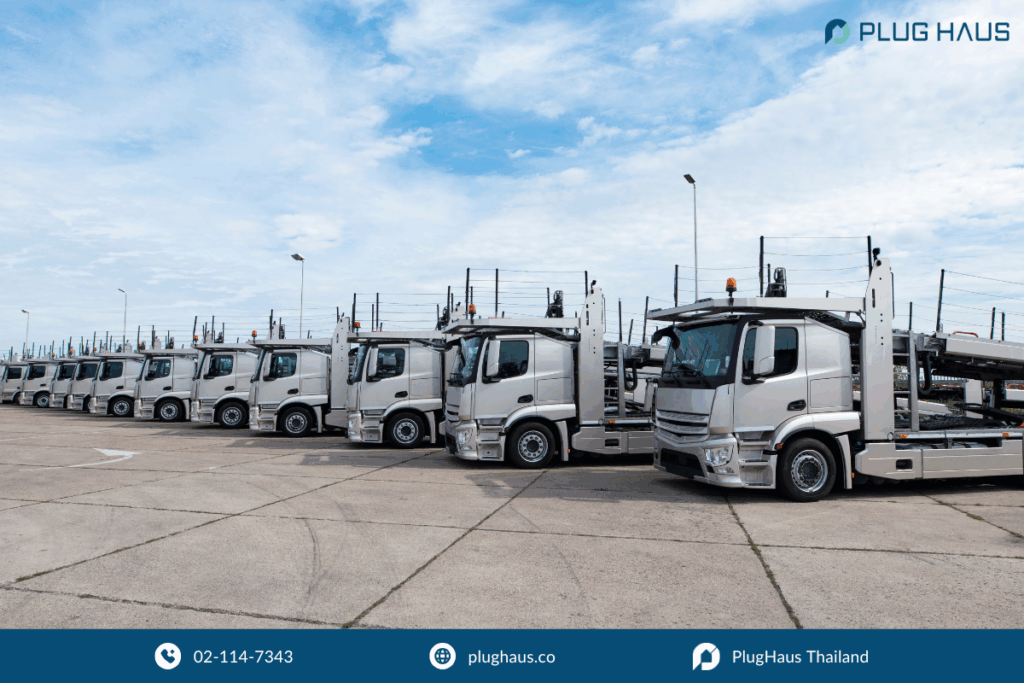 EV Fleet และ Green Logistics